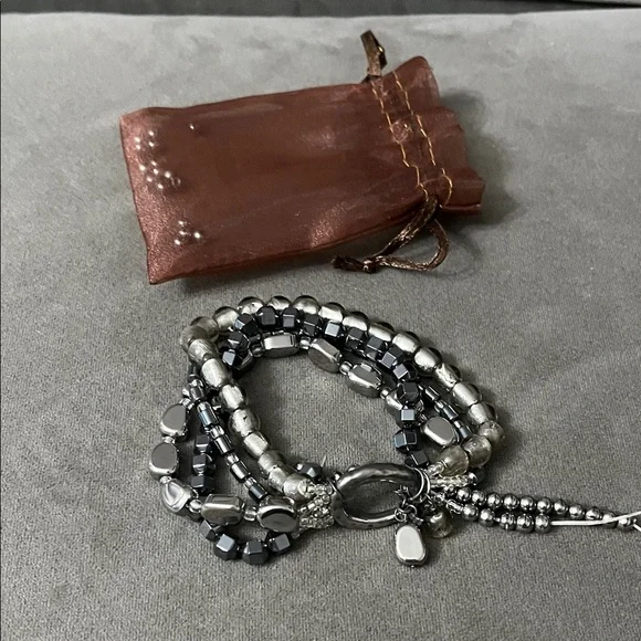 Silpada Metallic Beaded Bracelet - Picture 3 of 9